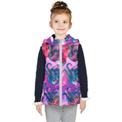 Background Art Abstract Watercolor Kid s Puffer Vest by Nexatart