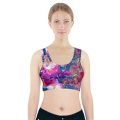 Background Art Abstract Watercolor Sports Bra With Pocket by Nexatart