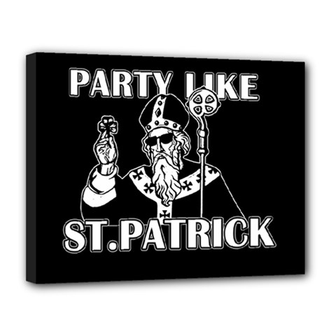  St  Patricks Day  Canvas 14  X 11  by Valentinaart