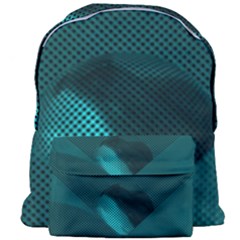 Background Sphere Ball Metal Blue Giant Full Print Backpack by Nexatart