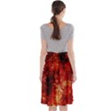 Background Art Abstract Watercolor Midi Beach Skirt View2