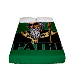  St  Patricks Day  Fitted Sheet (full/ Double Size) by Valentinaart