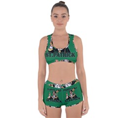  St  Patricks Day  Racerback Boyleg Bikini Set