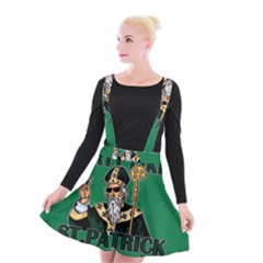  St  Patricks Day  Suspender Skater Skirt by Valentinaart