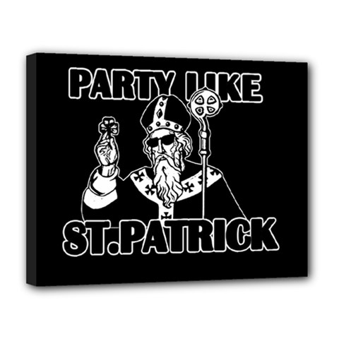  St  Patricks Day  Canvas 14  X 11  by Valentinaart