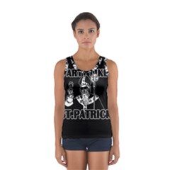  St  Patricks Day  Sport Tank Top  by Valentinaart