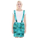 Background Squares Blue Green Braces Suspender Skirt View1