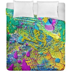 Background Art Abstract Watercolor Duvet Cover Double Side (california King Size) by Nexatart