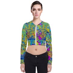 Background Art Abstract Watercolor Bomber Jacket