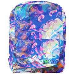 Background Art Abstract Watercolor Full Print Backpack by Nexatart