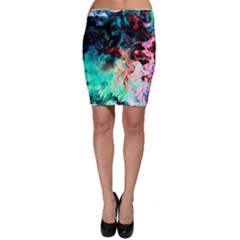 Background Art Abstract Watercolor Bodycon Skirt