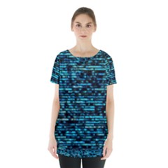 Wall Metal Steel Reflexions Skirt Hem Sports Top by Nexatart