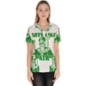  St. Patricks day  Scrub Top View1