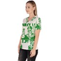  St. Patricks day  Scrub Top View2