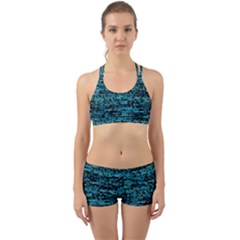 Wall Metal Steel Reflexions Back Web Sports Bra Set by Nexatart