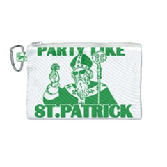  St  Patricks Day  Canvas Cosmetic Bag (medium) by Valentinaart