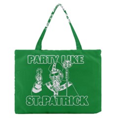  St  Patricks Day  Zipper Medium Tote Bag