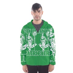  St  Patricks Day  Hooded Wind Breaker (men) by Valentinaart