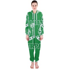  St  Patricks Day  Hooded Jumpsuit (ladies) 