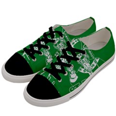  St  Patricks Day  Men s Low Top Canvas Sneakers by Valentinaart