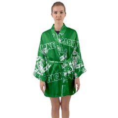  St  Patricks Day  Long Sleeve Kimono Robe by Valentinaart