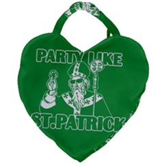  St  Patricks Day  Giant Heart Shaped Tote