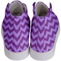 Background Fabric Violet Kid s Hi-Top Skate Sneakers View4