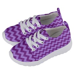 Background Fabric Violet Kids  Lightweight Sports Shoes by Nexatart