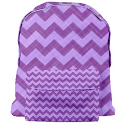 Background Fabric Violet Giant Full Print Backpack by Nexatart