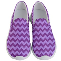 Background Fabric Violet Men s Lightweight Slip Ons by Nexatart