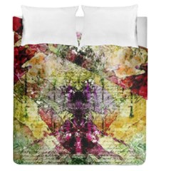 Background Art Abstract Watercolor Duvet Cover Double Side (queen Size) by Nexatart