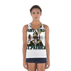  St  Patricks Day  Sport Tank Top  by Valentinaart