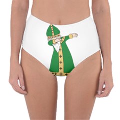  St  Patrick  Dabbing Reversible High-waist Bikini Bottoms by Valentinaart