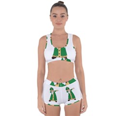  St  Patrick  Dabbing Racerback Boyleg Bikini Set by Valentinaart