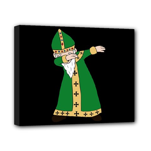  St  Patrick  Dabbing Canvas 10  X 8  by Valentinaart