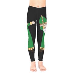  St  Patrick  Dabbing Kids  Legging by Valentinaart