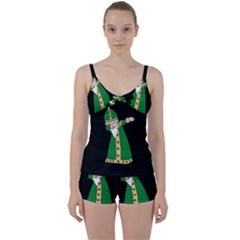  St  Patrick  Dabbing Tie Front Two Piece Tankini by Valentinaart