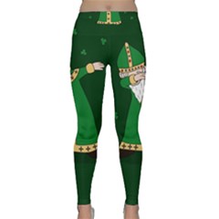  St  Patrick  Dabbing Classic Yoga Leggings by Valentinaart