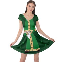  St  Patrick  Dabbing Cap Sleeve Dress by Valentinaart