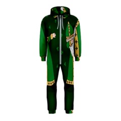  St  Patrick  Dabbing Hooded Jumpsuit (kids) by Valentinaart