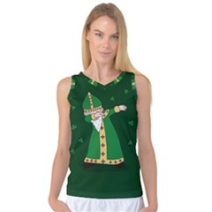  St  Patrick  Dabbing Women s Basketball Tank Top by Valentinaart