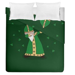  St  Patrick  Dabbing Duvet Cover Double Side (queen Size) by Valentinaart