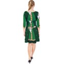  St. Patrick  Dabbing Quarter Sleeve Front Wrap Dress	 View2