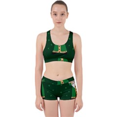  St  Patrick  Dabbing Work It Out Sports Bra Set by Valentinaart