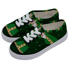  St  Patrick  Dabbing Kids  Classic Low Top Sneakers by Valentinaart