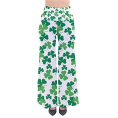 St  Patricks Day Clover Pattern Pants by Valentinaart