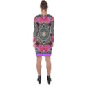 Roses In A Color Cascade Of Freedom And Peace Asymmetric Cut-Out Shift Dress View2