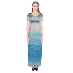 Renewing Life  Living Water  Short Sleeve Maxi Dress