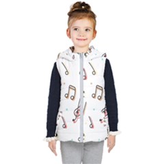 Vip Note Print Kid s Puffer Vest by ThreadsBySkyBox