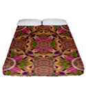 Jungle Flowers In Paradise  Lovely Chic Colors Fitted Sheet (California King Size) View1